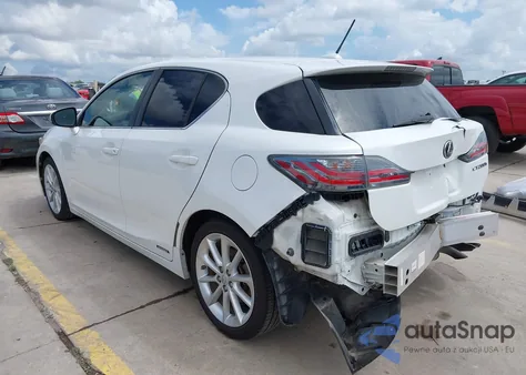 2012 Lexus Ct 200H Premium из США, поврежденный, VIN JTHKD5BHXC2054717